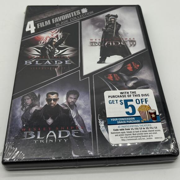 Lethal Weapon Blade Sealed DVD 4 Movie Sets Brand New 2 Pack 2013 Marvel WB - Picture 2 of 6